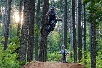 Exploring The Synergies Between Downhill Ski Racing & Mountain Biking with Olympian AJ Kitt and his 14-year-old son, Aksel - Handlebar Jack