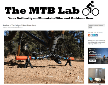 The MTB Lab Reviews The Original Handlebar Jack - Handlebar Jack