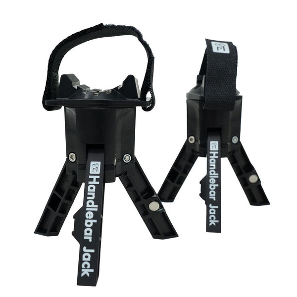 The Original Handlebar Jack V3 Bundle with Saddle Jack and Reflective Safety Stickers