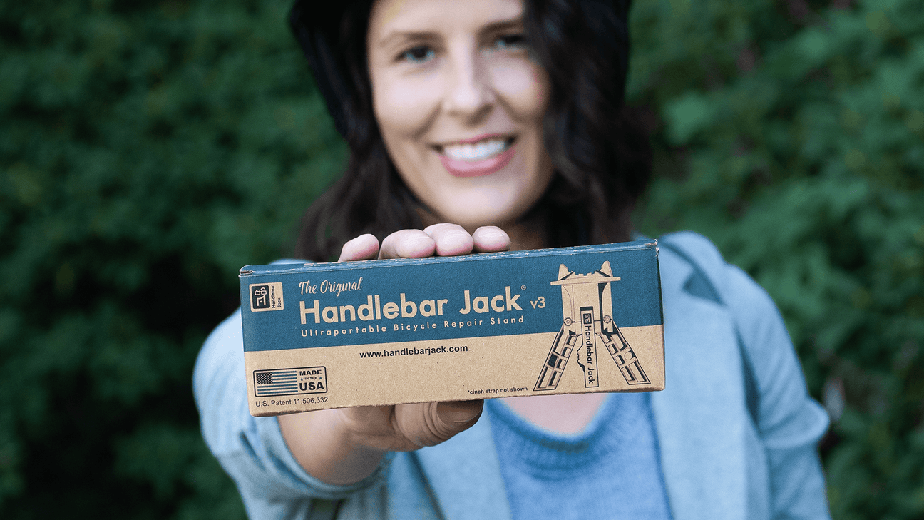 The Original Handlebar Jack Ultra Portable Bicycle Repair Stand