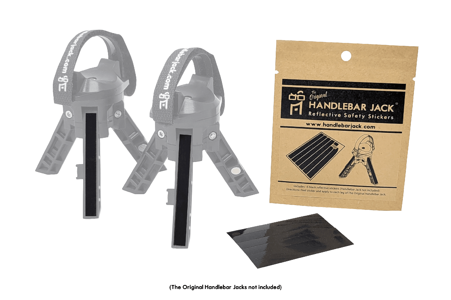 Reflective Safety Stickers for Handlebar Jack