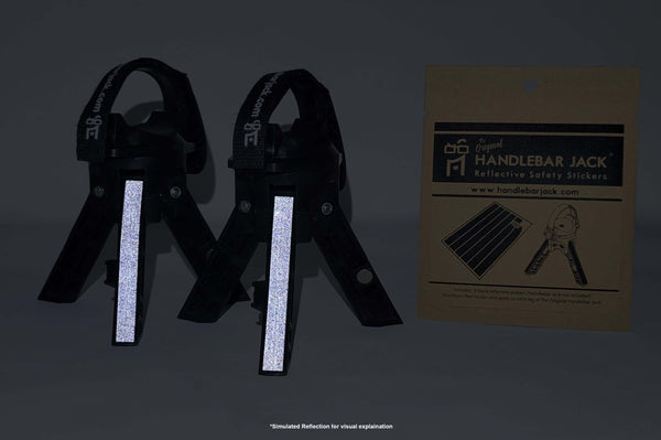Reflective Safety Stickers - Handlebar Jack